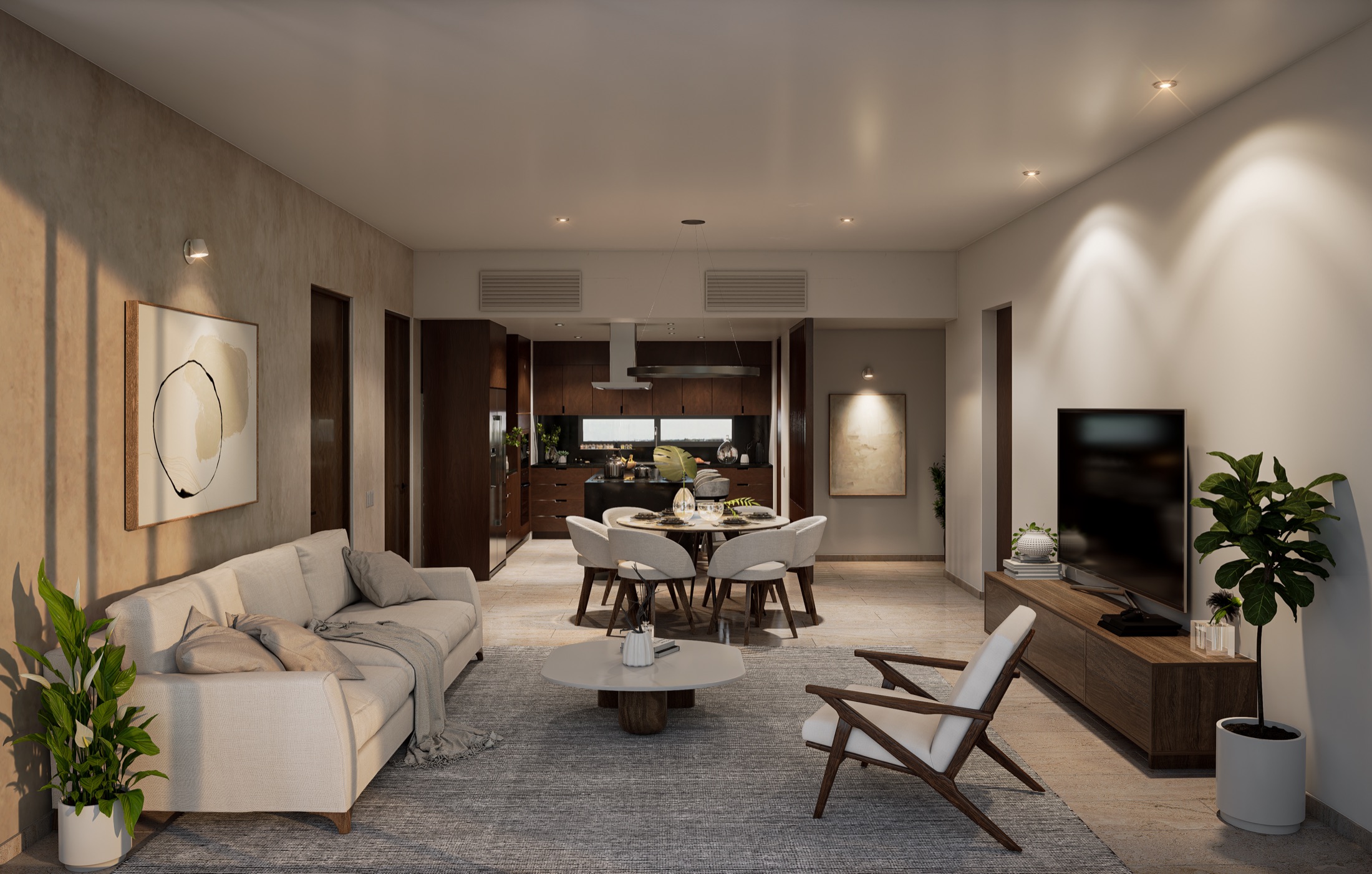 Interior de departamento